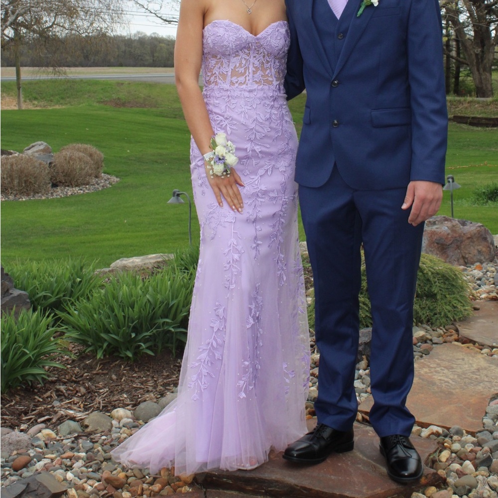 Lavenderer Colored Prom Dress